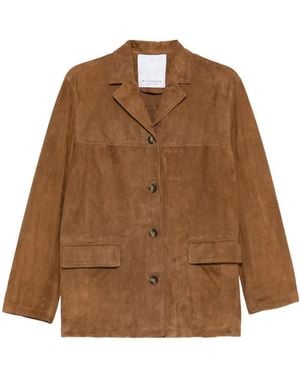 Blusotto Button-Up Jacket - Brown