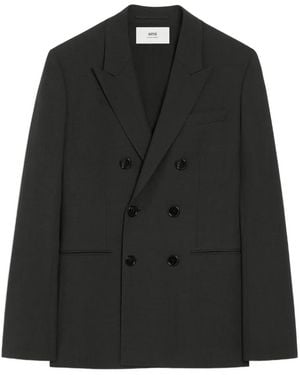 Ami Paris Klassische Cabanjacke - Schwarz