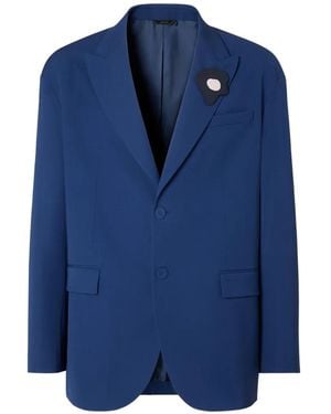 Fendi Gabardine Blazer - Blue