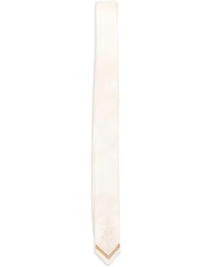Bode Cravate Brodée - Blanc