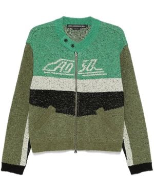 ANDERSSON BELL Cardigan Mit Logo - Grün