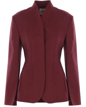 CRI.DA Schmale Jacke mitV-Ausschnitt - Lila