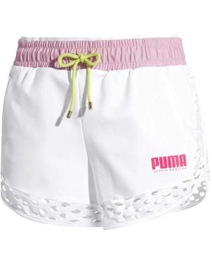 PUMA X Sophia Webster Perforated Track Shorts - White