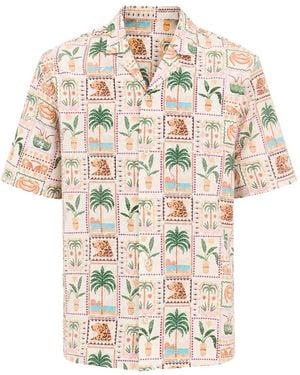 Revolution Graphic-Print Short-Sleeved Shirt - White