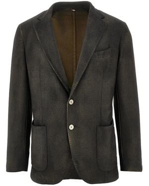 Santaniello Button Jacket - Black