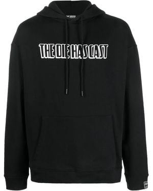 Raf Simons Sudadera con capucha y motivo de texto - Negro