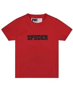 Sp5der Western Logo T-Shirt - Red