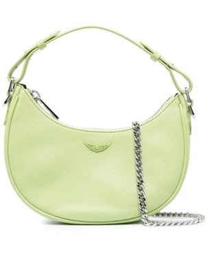 Zadig & Voltaire Curved-Body Logo-Plaque Tote Bag - Green