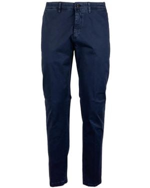 Siviglia Chino Con Applicazione - Blu