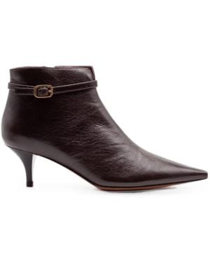 Roberto Festa Mabel Buckle-Strap Ankle Boots - Brown