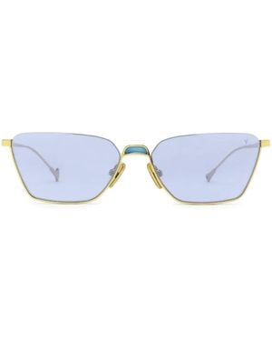 Eyepetizer Kanda Rectangle-Frame Sunglasses - Blue