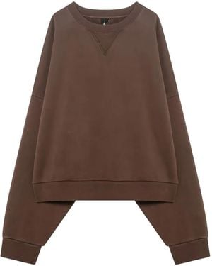 Entire studios Sweatshirt mit rundem Ausschnitt - Braun