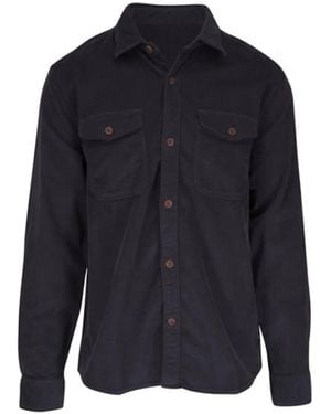 Faherty Veste À Design De Chemise - Blue