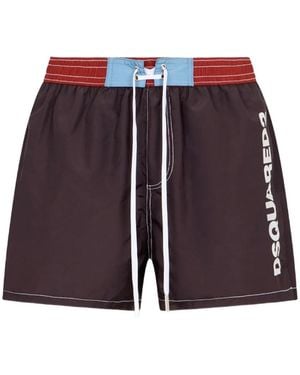DSquared² Midi Swim Boxer - Red