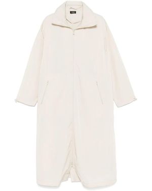 Wardrobe NYC Spread-Collar Raincoat - White