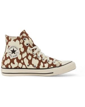 Converse Chuck Taylor Printed High-Top Trainers - White