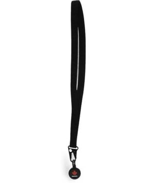 DSquared² Logo-Detail Keyring - Black