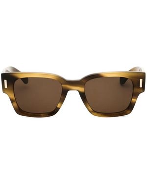 Ferragamo Eyewear Square-Frame Sunglasses - Brown