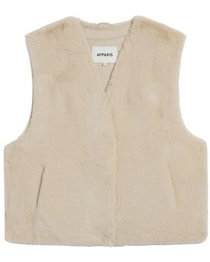 Apparis Lyle Faux-Fur Vest - Natural