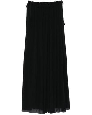 Philosophy Di Lorenzo Serafini Pleated Drawstring Skirt - Black