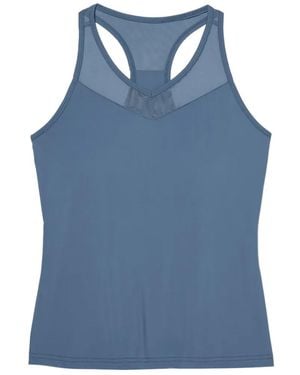Fila Mesh-Panel Racerback Top - Blue