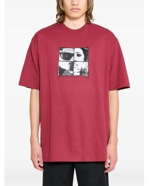Stussy Screen-Print T-Shirt - Red