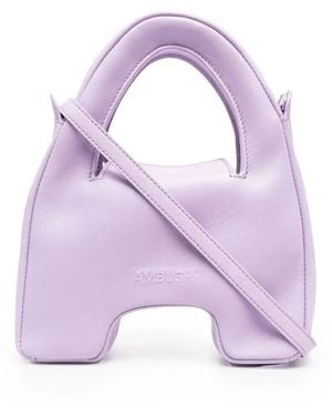 Ambush Borsa Tote Con Logo Goffrato - Viola