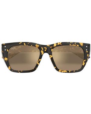 Maui Jim Aloha Lane Tortoiseshell Square Sunglasses - Black