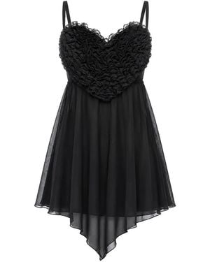 DSquared² Minikleid Mit Herzausschnitt - Schwarz