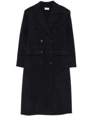 P.A.R.O.S.H. Double-Breasted Coat - Black