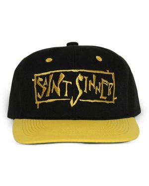 SAINT Mxxxxxx Casquette À Broderies - Black