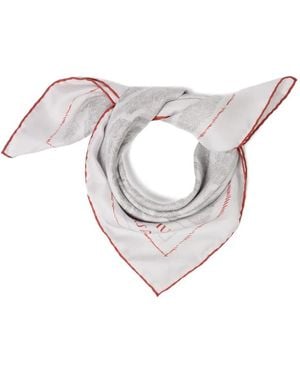 Jacquemus Le Paysan Animal-Print Scarf - White