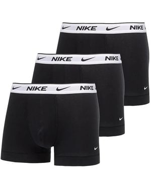 Nike Logo-Waistband Boxers (Set Of Three) - Black