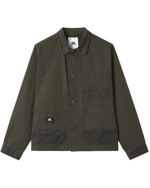 Chocoolate Jacke Mit Kontrasteinsatz - Grün