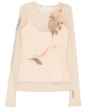 Sportmax Spsnerine Long-Sleeve T-Shirt - Natural
