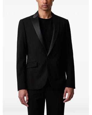 Lindbergh Costume Tuxedo À Revers Satinés - Black