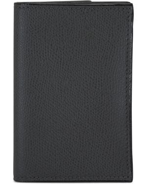 Valextra Leather Cardholder - Black