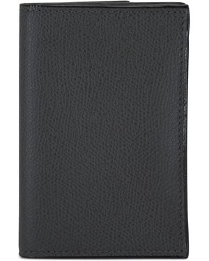 Valextra Leather Cardholder - Black
