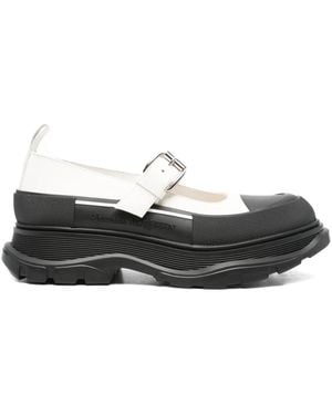 McQueen Pumps Mit Schnallenriemen 45Mm - Schwarz