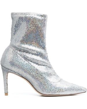 Stuart Weitzman Holographic-Effect 160Mm Boots - White