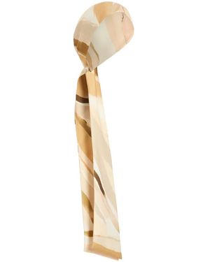 Eugenia Kim Gigi Printed Satin Headscarf - Metallic