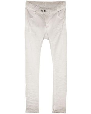 Boris Bidjan Saberi Drop-Crotch Skinny Pants - White