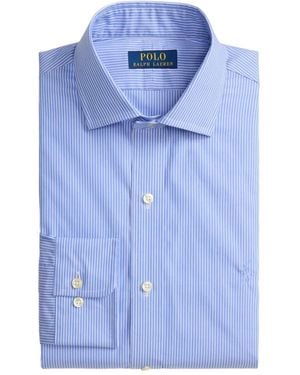 Polo Ralph Lauren Striped Long-Sleeve Shirt - Blue