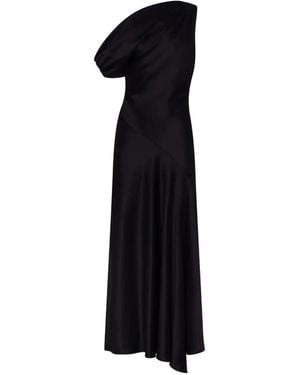 Nicholas Sabrina One-Shoulder Maxi Dress - Black