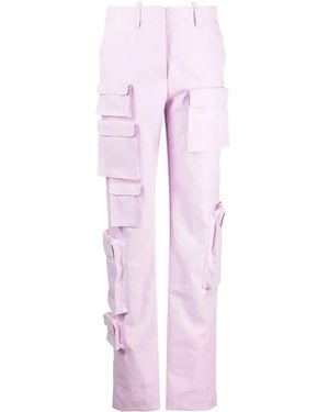 Off-White c/o Virgil Abloh High-Waisted Cargo Pants - Pink