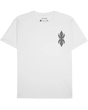 Osklen Leaf-Print T-Shirt - White