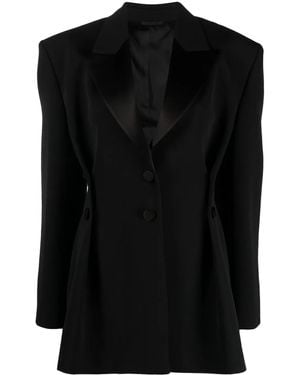 Givenchy Blazer Mit Falten - Schwarz
