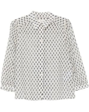MAISON 123 Dylan Paisley-Print Shirt - White