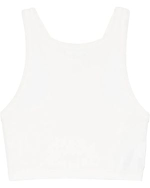 Calvin Klein Pamela Crop Top - White