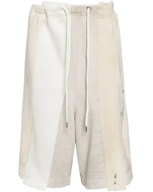 Maison Mihara Yasuhiro トラックショーツ - ホワイト
